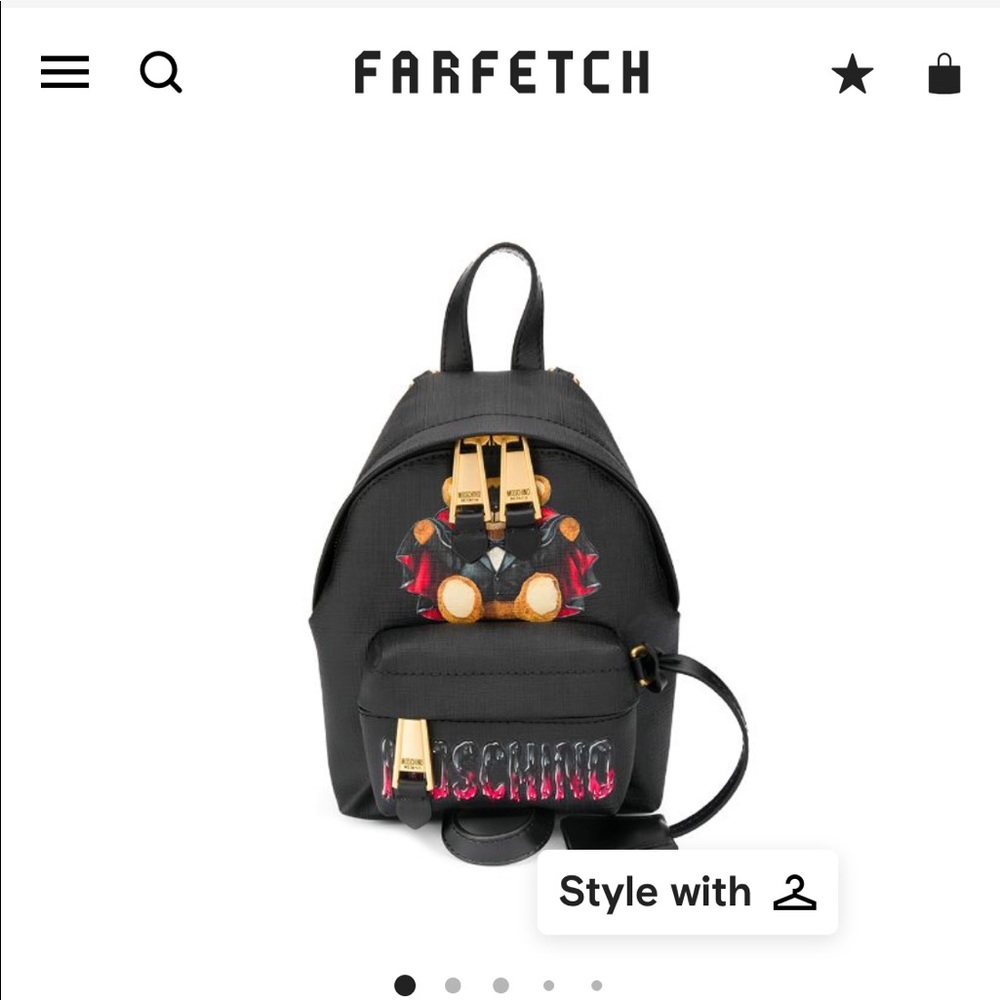 Moschino mini backpack